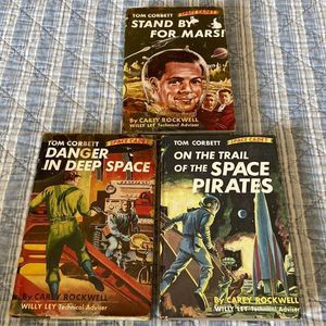 Tom Corbett Space Cadet SciFi books from 1950s